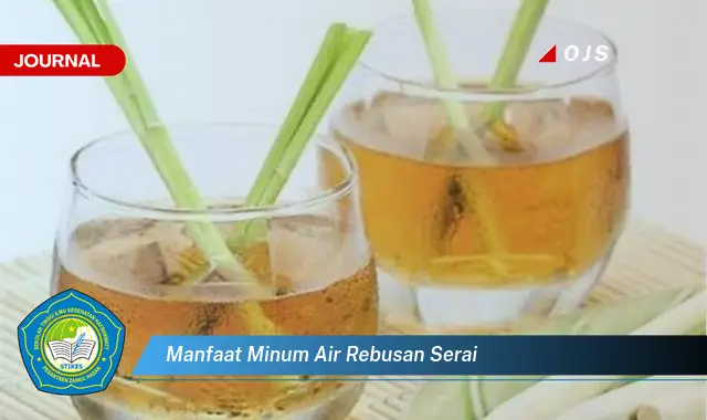 manfaat minum air rebusan serai