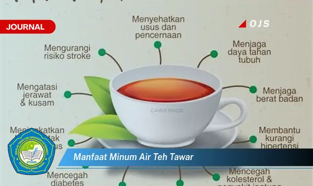 manfaat minum air teh tawar