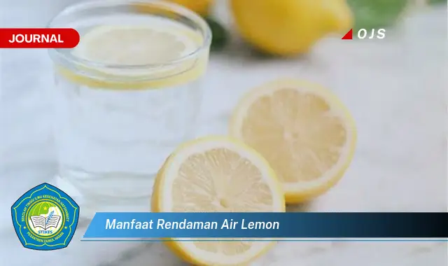 manfaat rendaman air lemon manfaat rendaman air lemon