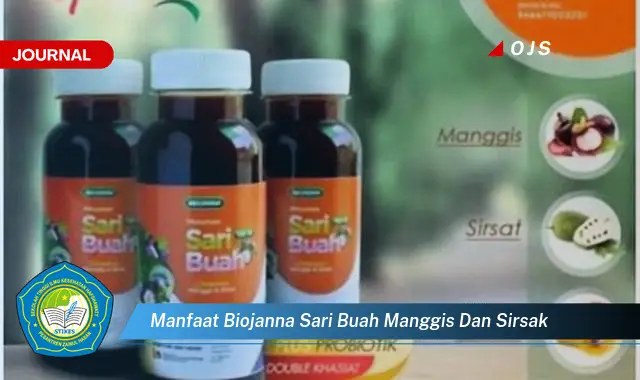 manfaat biojanna sari buah manggis dan sirsak