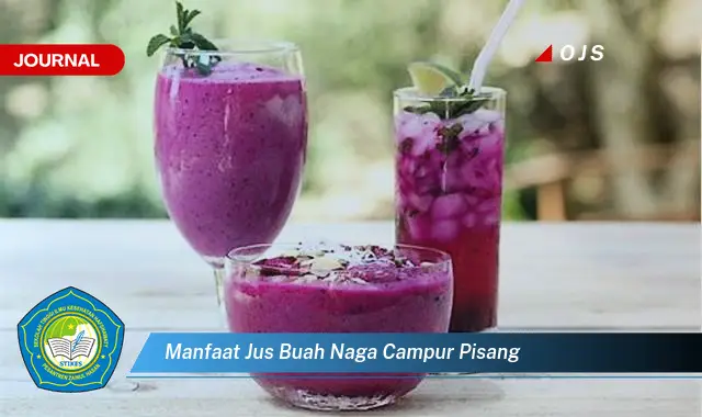 manfaat jus buah naga campur pisang