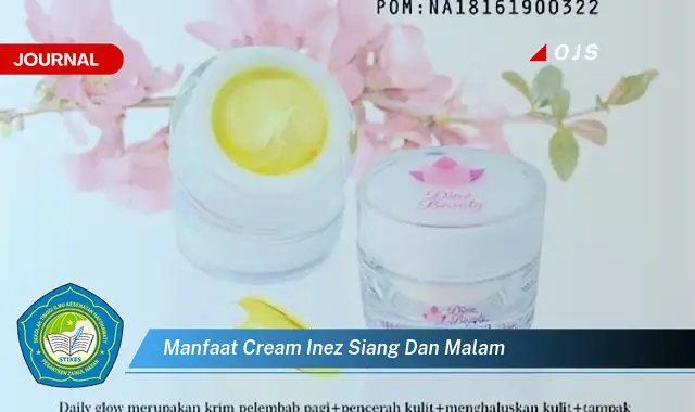 manfaat cream inez siang dan malam