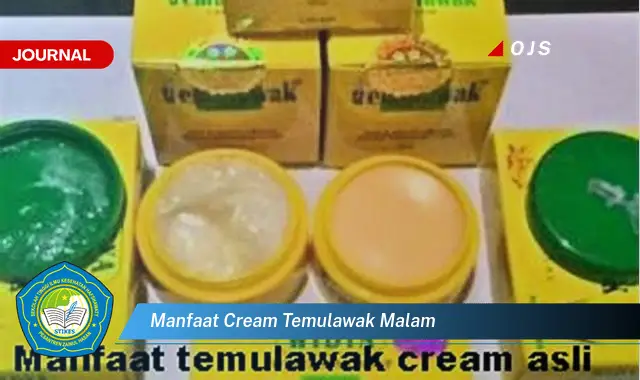 manfaat cream temulawak malam manfaat cream temulawak malam
