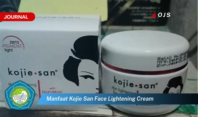 manfaat kojie san face lightening cream