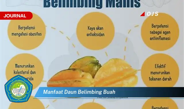 manfaat daun belimbing buah