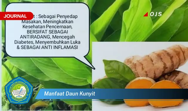 manfaat daun kunyit