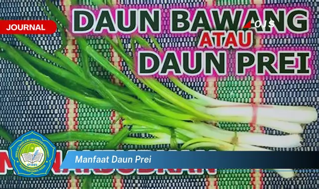 manfaat daun prei