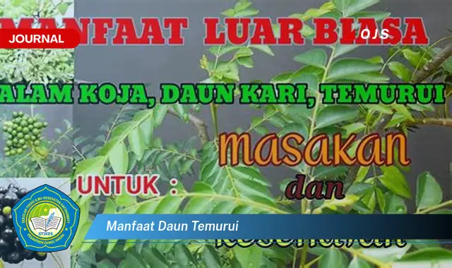 manfaat daun temurui