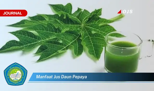 manfaat jus daun pepaya