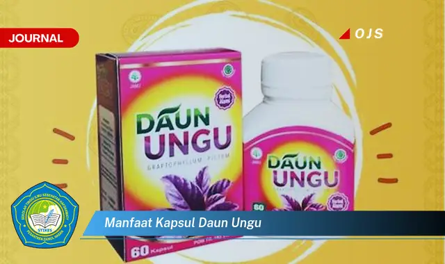 manfaat kapsul daun ungu