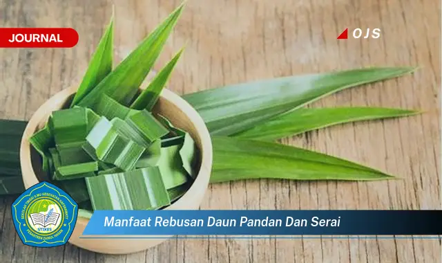 manfaat rebusan daun pandan dan serai