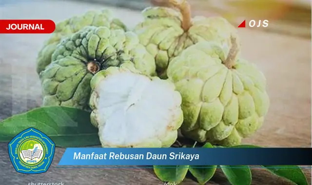 manfaat rebusan daun srikaya