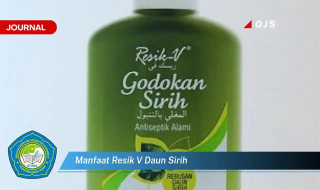 manfaat resik v daun sirih