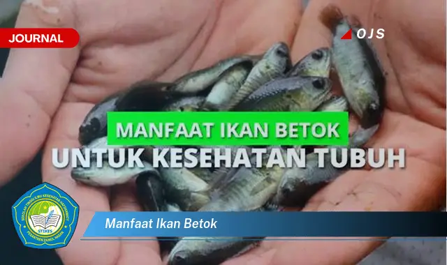 Temukan 6 Manfaat Ikan Betok yang Bikin Kamu Penasaran - E-Journal
