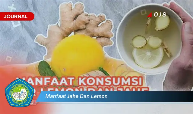 manfaat jahe dan lemon