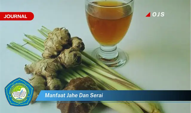 manfaat jahe dan serai