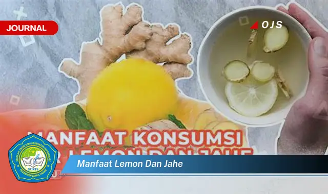 manfaat lemon dan jahe