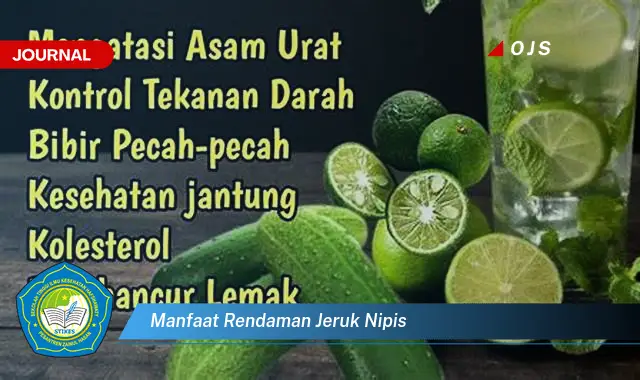 manfaat rendaman jeruk nipis