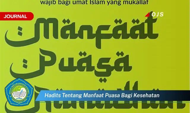 hadits tentang manfaat puasa bagi kesehatan