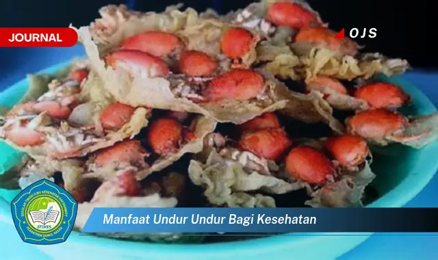 manfaat undur undur bagi kesehatan