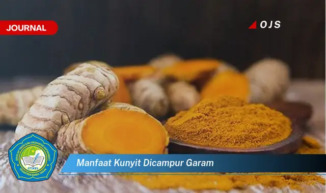 manfaat kunyit dicampur garam