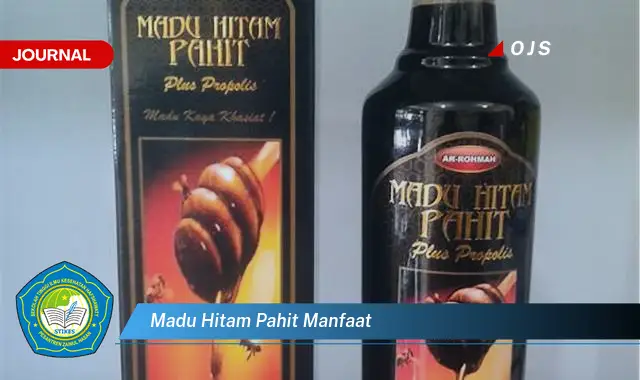 madu hitam pahit manfaat