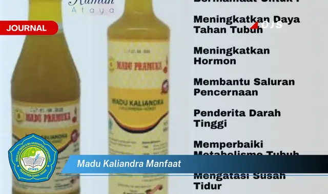 madu kaliandra manfaat