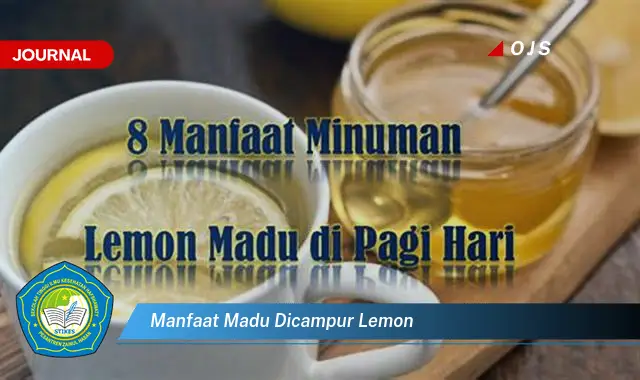 manfaat madu dicampur lemon