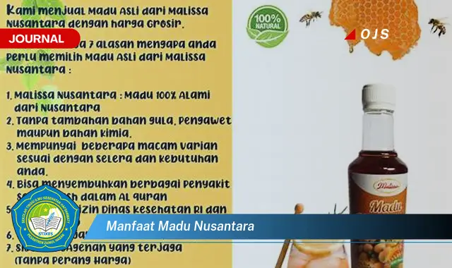 manfaat madu nusantara manfaat madu nusantara