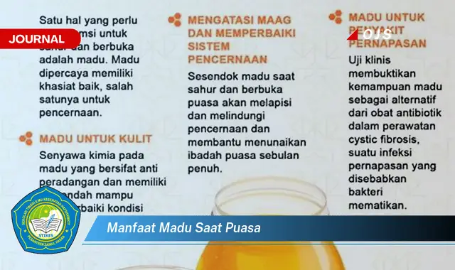 manfaat madu saat puasa manfaat madu saat puasa