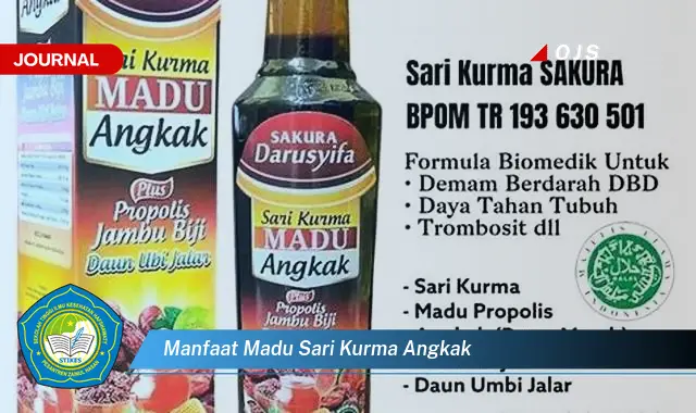 manfaat madu sari kurma angkak