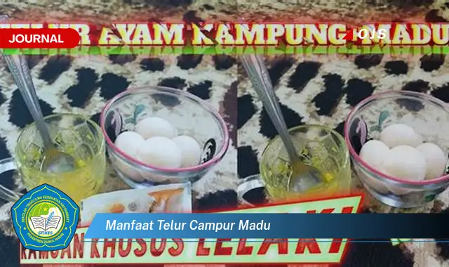 manfaat telur campur madu