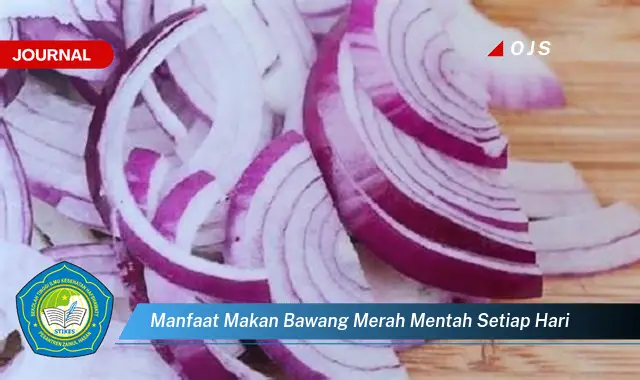 manfaat makan bawang merah mentah setiap hari