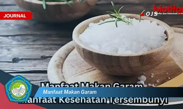 manfaat makan garam