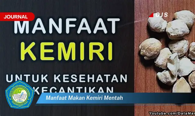 manfaat makan kemiri mentah