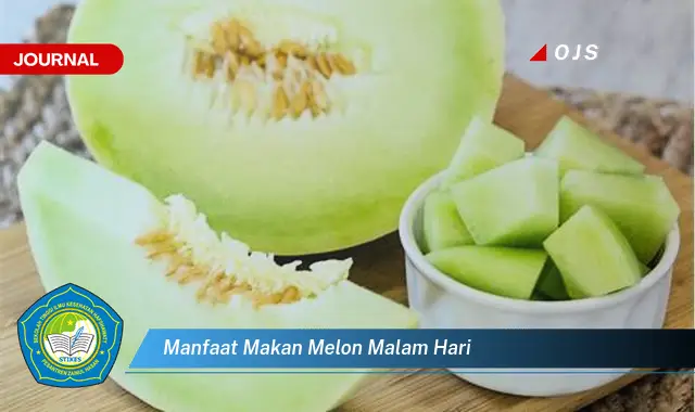 manfaat makan melon malam hari