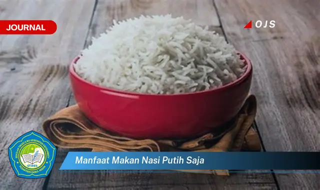 manfaat makan nasi putih saja manfaat makan nasi putih saja