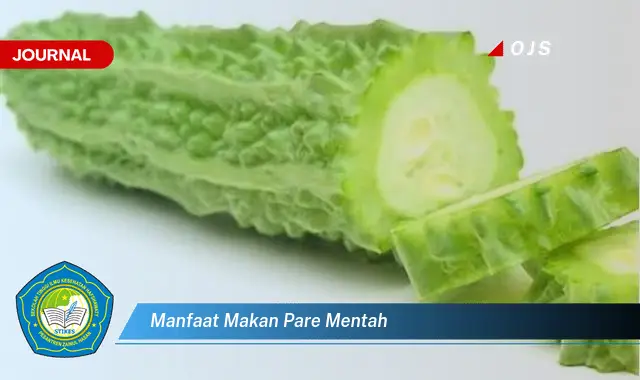 manfaat makan pare mentah