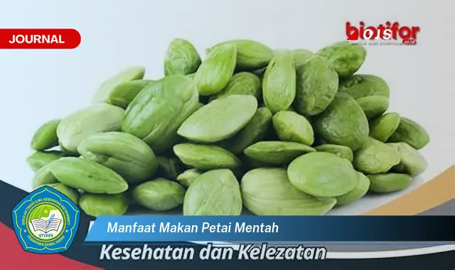 manfaat makan petai mentah