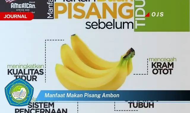 manfaat makan pisang ambon manfaat makan pisang ambon