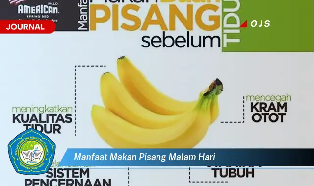 manfaat makan pisang malam hari