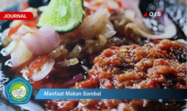manfaat makan sambal manfaat makan sambal
