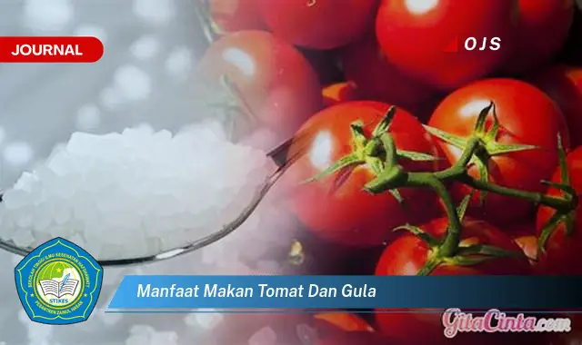 manfaat makan tomat dan gula