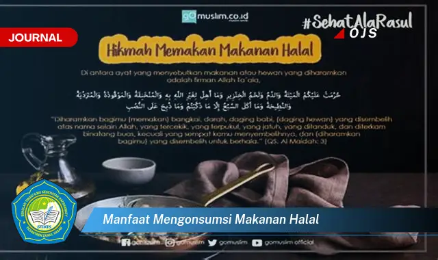 manfaat mengonsumsi makanan halal