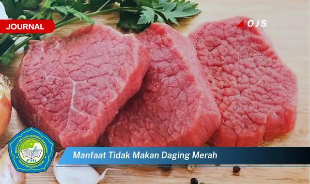 manfaat tidak makan daging merah