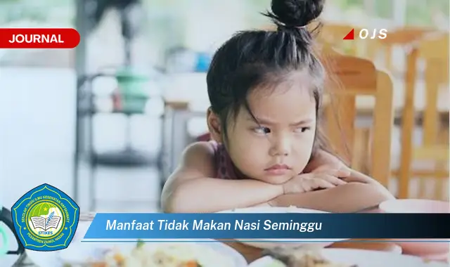 manfaat tidak makan nasi seminggu