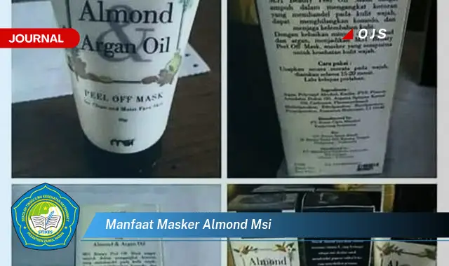 manfaat masker almond msi