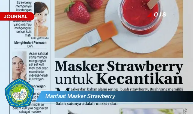 manfaat masker strawberry