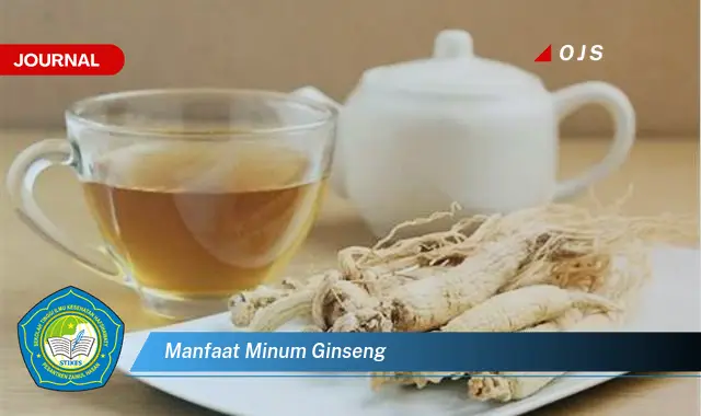 manfaat minum ginseng