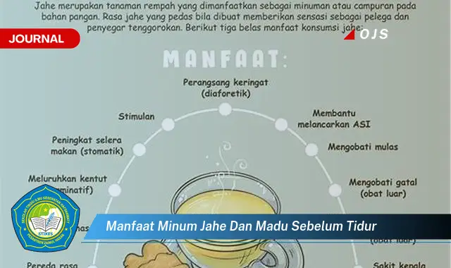 manfaat minum jahe dan madu sebelum tidur